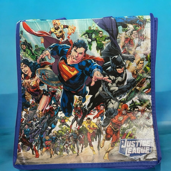 Handbags - Reusable Justice League Superhero Tote Bag Multicolored
